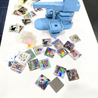 Maquina de Botões Quadrado Personalizáveis + Curso de Brinde